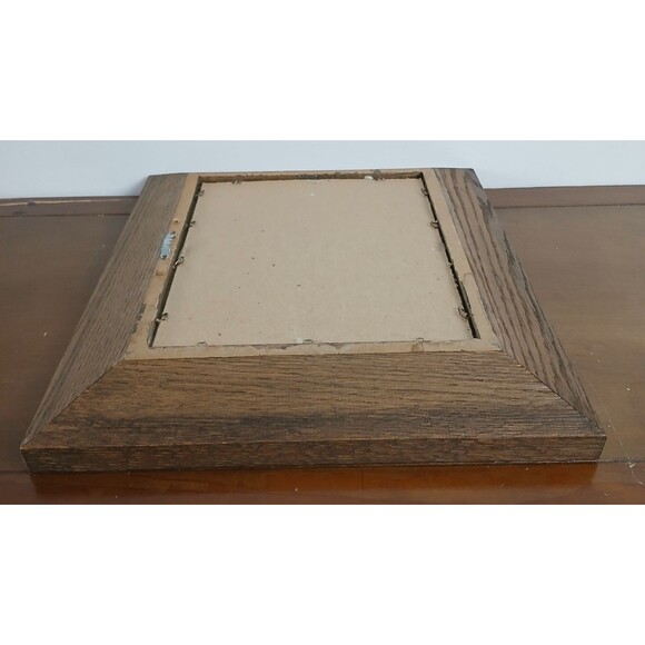 Barn Farmhouse Country Rustic Art Print on board Signed 1974 Wood Frame 13x15" - Picture 11 of 16